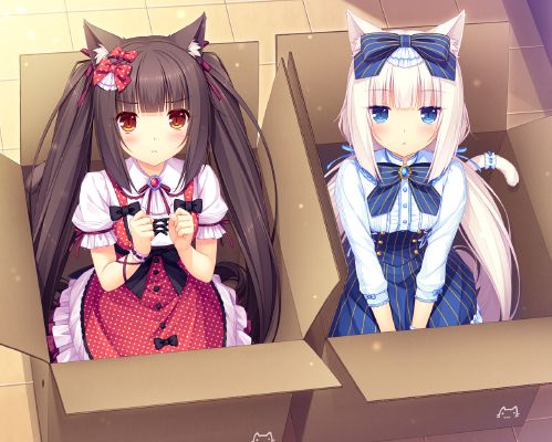 nekopara chocola and vanilla figure