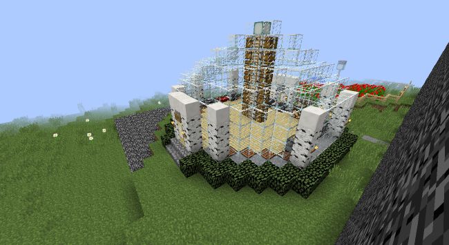 Glass House View 1 My Minecraft Builds