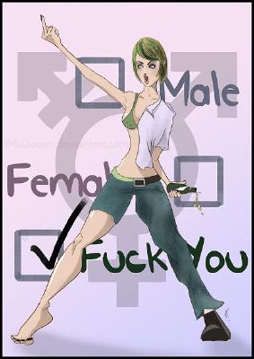 so that means that you like girls?" no!