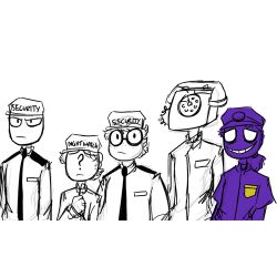 FNAF night guards and the Survivor