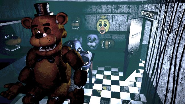 fnaf 1 all animatronics