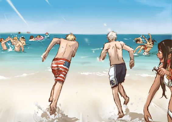 When You Go To The Beach Together Hetalia Boyfriend Scenarios D