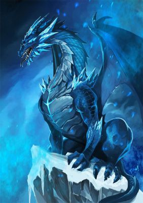 Icicle the Ice Dragon *Adopted* | Dragons and Other Mythical Creatures ...