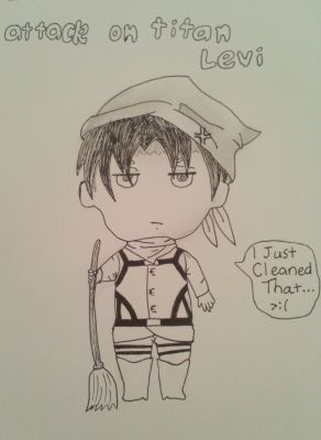 19 Chibi Levi Drawing Book