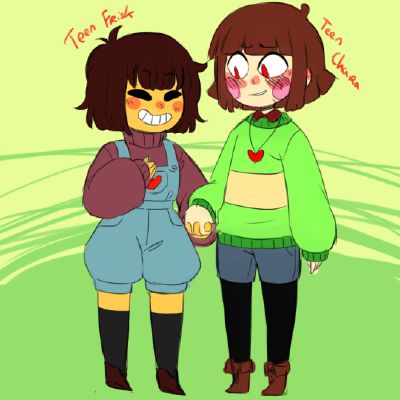 School life Part 1 | Maybe Love's not so bad (Frisk X Chara)