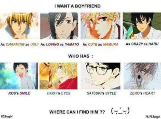 Who Is Your Shoujo Anime Boyfriend? - Quiz