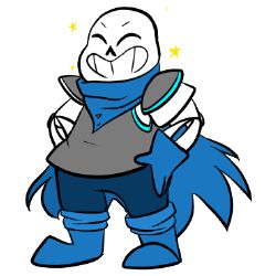 Underswap sans (blueberry) X reader