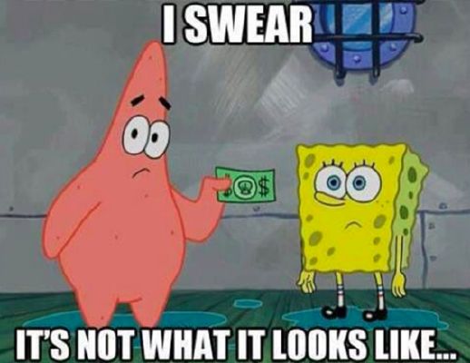 spongebob try not to laugh