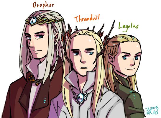 Meeting a prince | In love with a half-breed, Thranduil x reader x Haldir