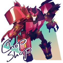 transformers robots in disguise chop shop