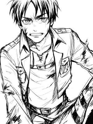 eren yeager serious