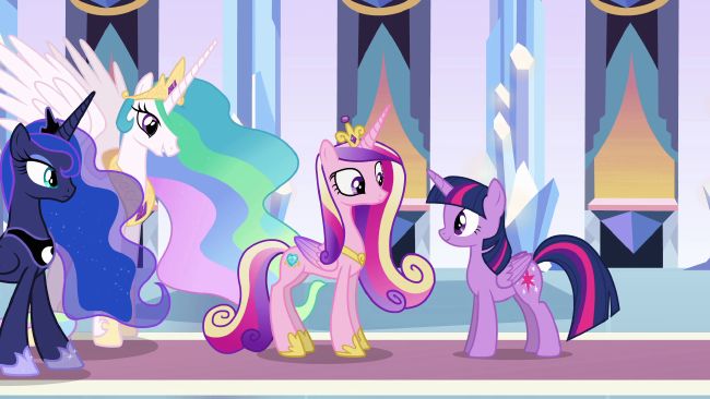 My Little Pony friendship is Magic all four Alicorn princesses