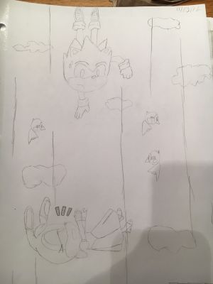The Sonic Advance 2 Drawing I M Proud Of Chaos Angel Ñ Drawings And Snippets