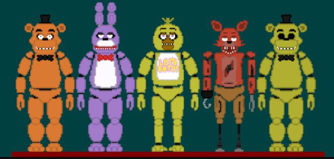 fnaf characters making there own