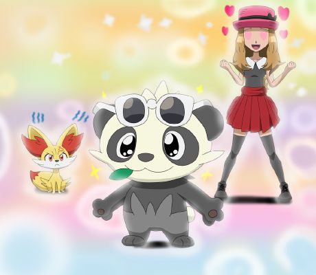 Serena S First Capture Fennekin Vs Pancham My Fairy Tale Pokemon Xy Ash Love Story