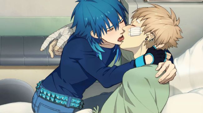 dramatical murder noiz x aoba yaoi