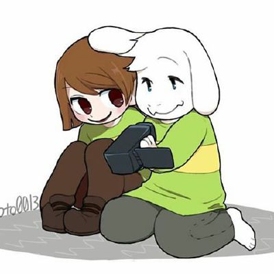 Chara x Error Sans |UNDERTAIL| i hate you, i love you.