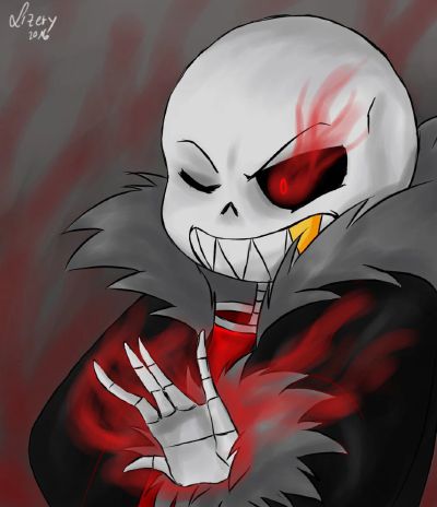 His Red Eye (Fell!Sans x Female!Reader)