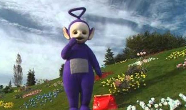 Teletubbies Tinky Winky Jumping