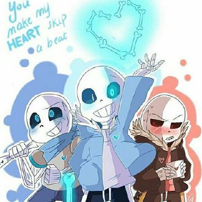 Your not alone AU sans x half demon half angle reader