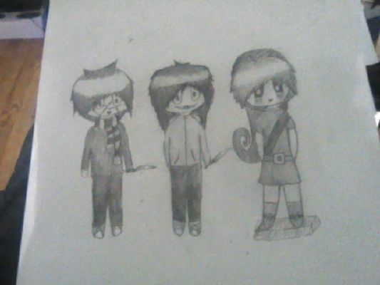 Ben Drowned Homicidal Liu And Jeff The Killer Me And My Friends Drawings 3