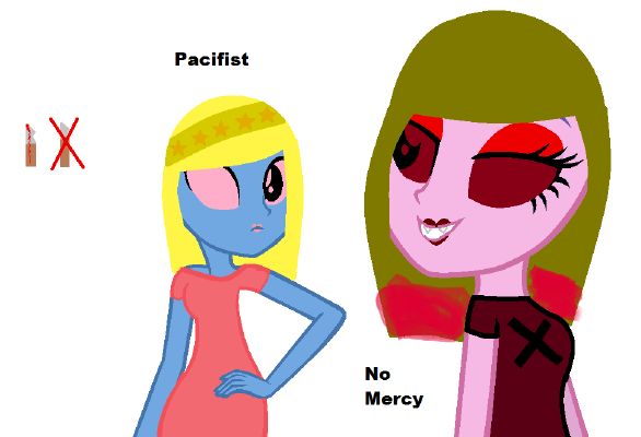 No Mercy And Pacifist Lusena The Art Book Crew - blueberry sans kawaii 3 roblox