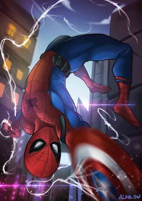 Tangled in his web (Peter Parker/Spiderman x Reader)