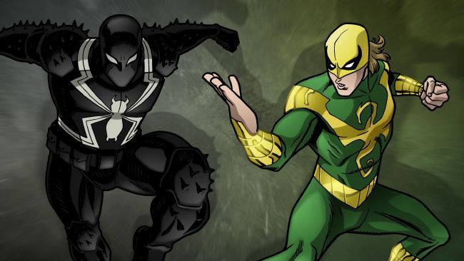 spiderman vs iron fist