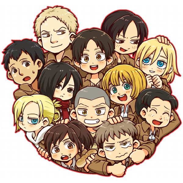 Attack on titan characters x reader (male and female)