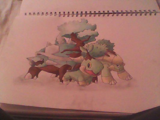 Turtwig Grotle And Torterra Fran S Drawings 4