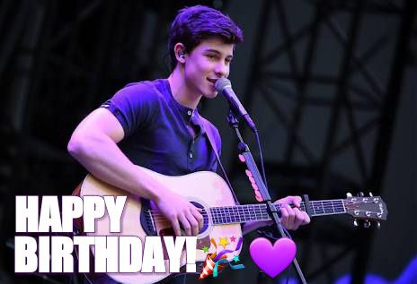 Happy Birthday Shawnieee Three Empty Words Shawn Mendes On Hold