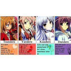 Dere Test Quizzes Yanderes are obsessed with their love interest and will make ends when paired as deredere it means loveydovey. dere test quizzes