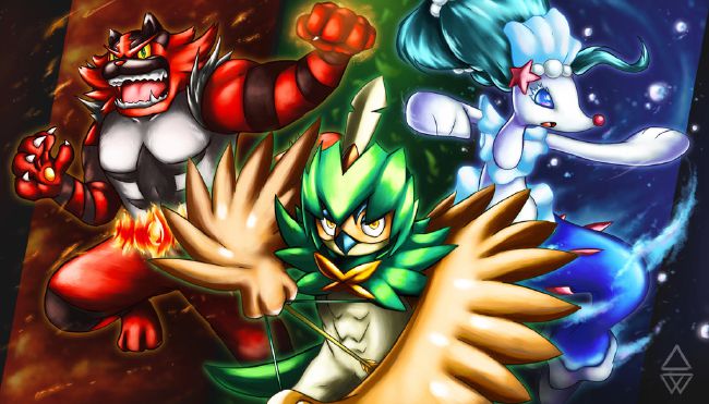 Alolan Starters Popplio Vs Rowlet Vs Litten Pokemon Debate