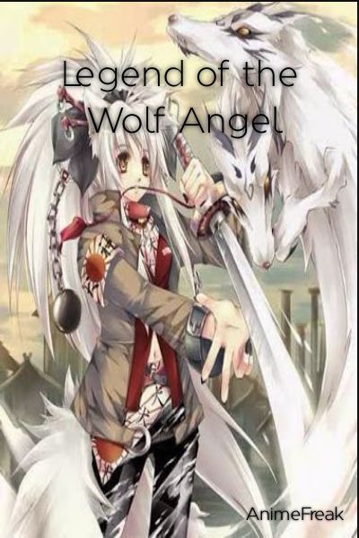 anime wolf demon girl with white hair