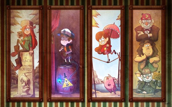 Gravity falls карта