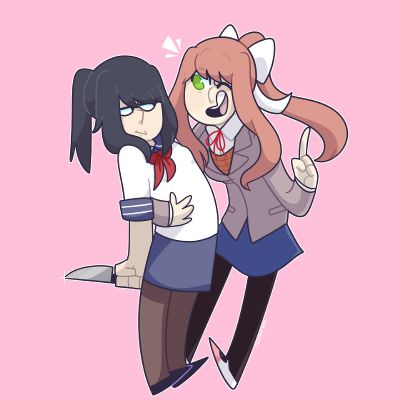 Oka And Yuri Ask The Doki Doki Literature Club Members