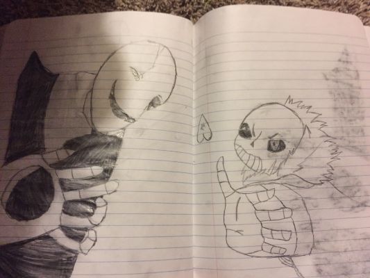 Drawing Five Undertale Sans Vs Gaster Drawing I Did 3
