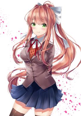 Chapter 7: SURPRISE!!! | Ju7 M()N!Ka ( DDLC Monika x depressed!reader )