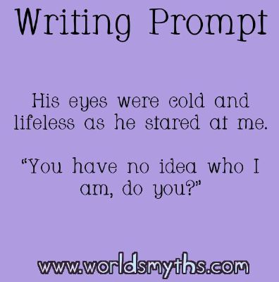 random writing prompts