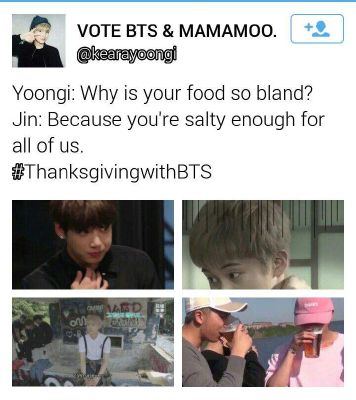 Thanksgiving with BS: 9 | BTS Memes