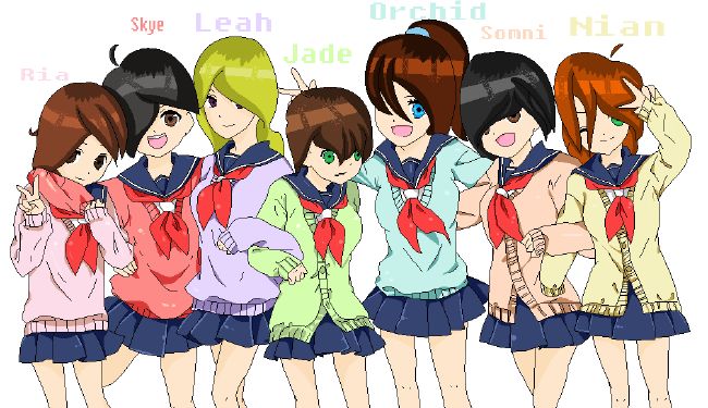 Girl Anime Base 2 Friends