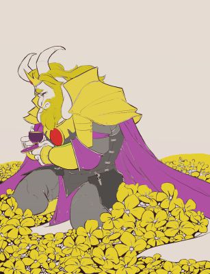 The Mountain King Bnha X Asgore Reader