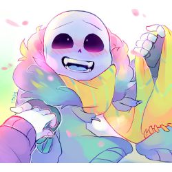 determination sans x reader