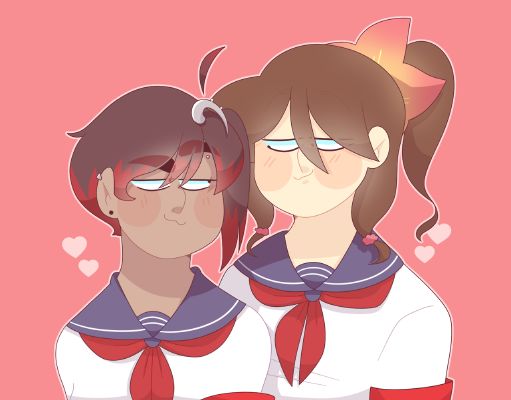 Miyuji X Uekiya Ask Yandere Simulator Club Leaders