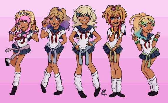 all characters from yandere simulator