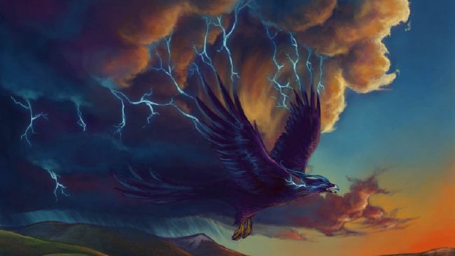 Storm the Lightning Raven (adopted) | Mythical Creature Adoption Center ...