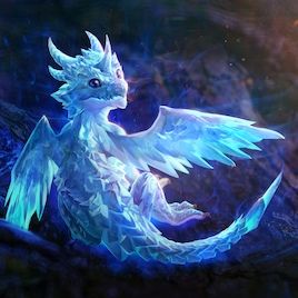Iris The Baby Ice Dragon Adopted Mythical Creature Adoption
