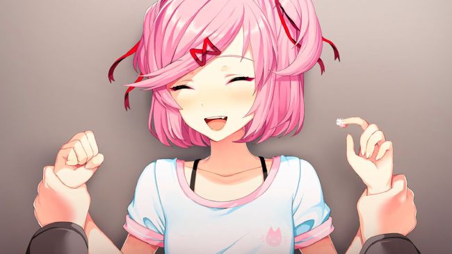 Natsuki X Reader Sleepover Doki Doki Literature Club Various Cartoons Video Games Headcanons Imagines