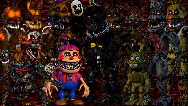 Tutti Gli Animatronics Di Five Nights At Freddy's