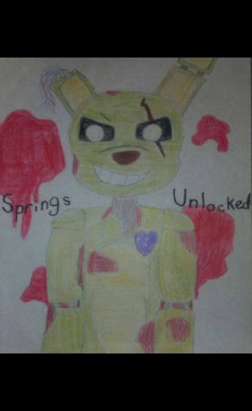 Springs Unlocked Springtrap Purple Guy X Reader